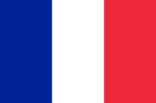 Französischen Flagge Verlotterte Franzosen